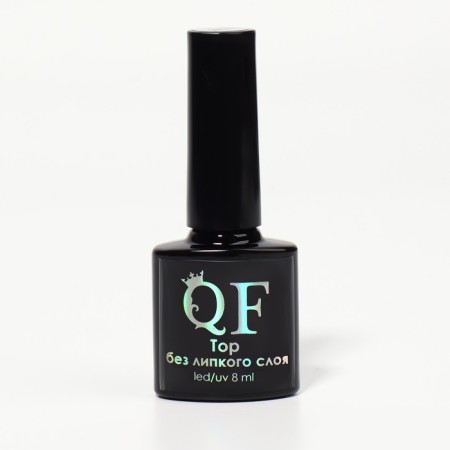 TOP for nails, without sticky layer, 8 ml, led/uv, transparent color-1