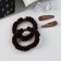 Hair set "Gloria Tenderness" (2 gum 5.5 cm, 2 invisibility 5 cm) brown