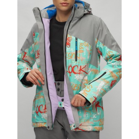 Ski suit, size 48, turquoise color-5