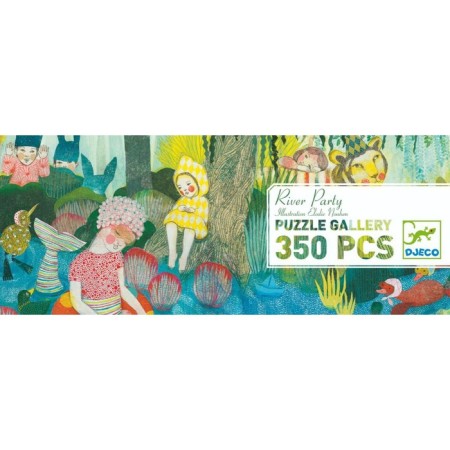 Puzzle Gallery Djeco "Party on the River", 350 elements-1
