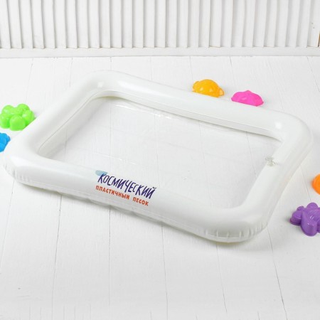 Space sand pink in the box, 1 kg + sandbox + molds-3