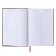 Leduced Diary A5, 160 sheets, Attomex. Orion, solid boumvinyl cover with foam rubber, liesse, block 70 g/m2, brown