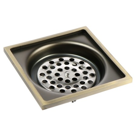 Zein gap, 100x100 mm, vertical, d = 32 mm, stainless steel, antique bronze-5