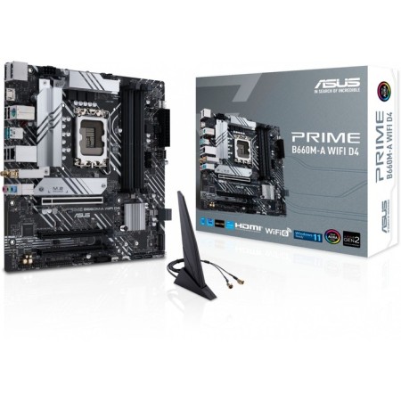 The ASUS Prime B660M-A WIFI D4 SOC-1700 Intel B660 4XDDR4 MATX AC`97 8ch (7.1) 100447-4