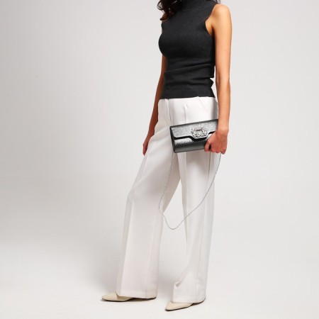 Bag-clate on the magnet, the color is dark silver-6