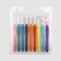 A set of hooks for knitting, d = 2-6 mm, 16 cm, 9 pcs, color colorful color