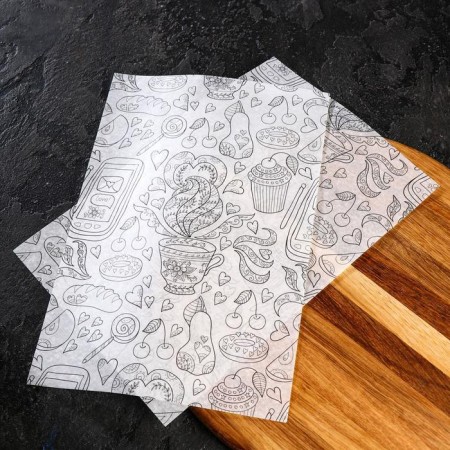 Pajilled "breakfast", in sheets, 0.20 x 0.30 m-1
