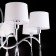 Smart ceiling lamp Madera, 40W, E14, 75x75 cm