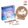 Set for creativity 3D picture - nightlight "Santa Claus in the sleigh"