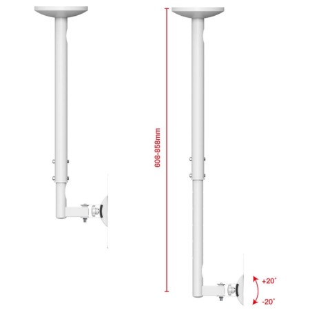 Bracket Uniteki LCD2101NW WHITE-4