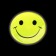 The reflective icon "Smile", d = 5.8 cm, color mix
