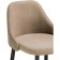 Harmar jama metal/velor, black/beige 46x53x90 cm