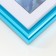 Photo frame Plastic "Rainbow" 10x15 cm, aquamarine metallic