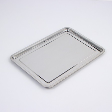 Stainless steel tray 50 × 35 × 2 cm-1