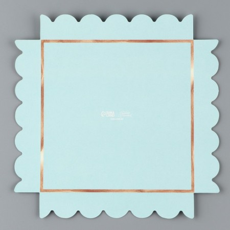Confectionery box, chest, packaging, “turquoise”, 16 x 16 x 18 cm-7