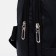 Male sling bag, artificial leather, headphone opening, black color