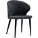 Chair on the metal frame Alsisar metal/velor, black/gray 52x58x81 cm