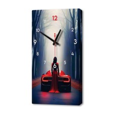 Carty clock, wall-mounted interior 