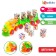 The designer "Smart Steam" with cubes "Alphabet, numbers, vegetables and fruits", according to the Montessori method
