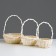 Set of baskets, 3, 9 × 21, 15 × 19, 12 × 16 cm, rattan, mix