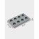 Form for baking and mousse desserts Konfinetta "lemon", silicone, 8 cells (5.2 × 4.2 cm) 30 × 17.4 × 2.3 cm, gray