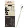 Coal pencil black, sketch, white body