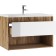 Domino IGAN TOMNO under the Mario 80 sink, oak van, suspended, with 1 upper box