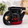 Enamel kettle "Rowal", 2.3 liters, red-black color, mix decol