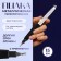 Metallic-trimmer for nails, perforated, with a protective cap, 15 cm, in a case, black color is black