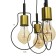 Chandelier 2719/6 E27 40W black and gold 54x54x40 cm Bayerlux
