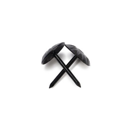 Tundra nails, decorative, textured, 11x16 mm, black, 100 pcs-3