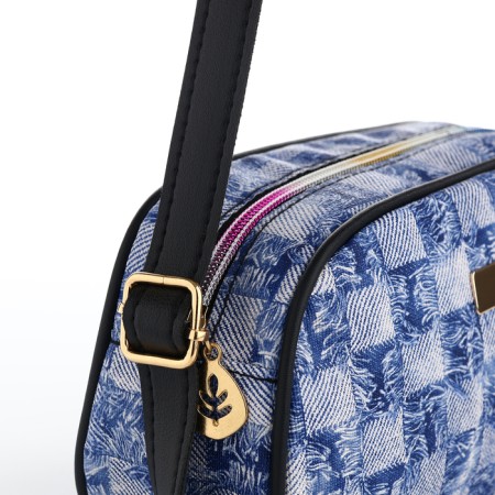 Women's bag 20.5*6.5*11.5 department with lightning, blue-4