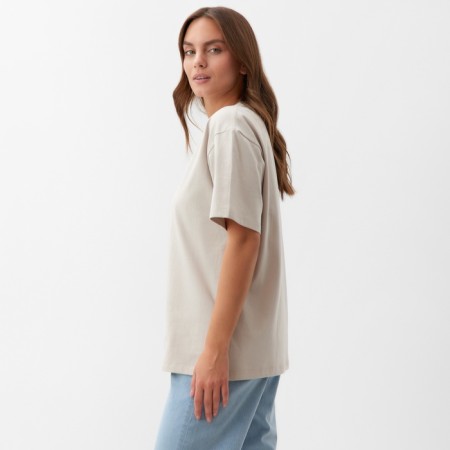 Women's T -shirt KAFTAN: BASIC Line col. Beige, rr 48-50-2