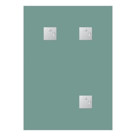 EvoForm mirror, with fatset, 5 mm, 50x70 cm-2