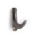 Furniture hook CAPPIO CLOWN, two -rod, zinc, color graphite
