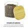 Capacity for storing bulk products Olivetti Vetro GFC071, with a lid, 700 ml