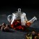 Glass teapot with metal sieve "Damba", 100 ml