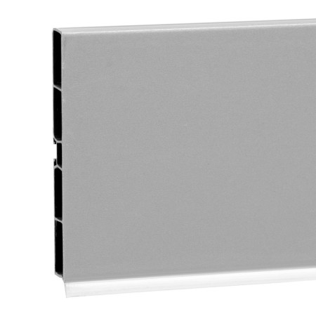 PVC base, 4000x100 mm, metallic