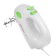 Mixer "Matryona" MA-012, manual, 150 watts, 7 speeds, 2 nozzles, white-green