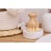 Lotus shade brush for dishes, round