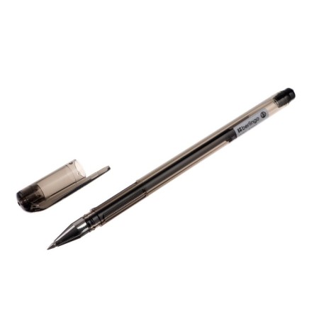 Gel pen 0.5 mm Berlingo X-Gel, black rod-5