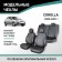Auto-Chekhly for Toyota Corolla, 2000-2007, hatchback, left-hand drive, eco-leather black