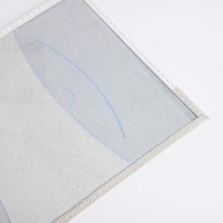 Cover for passport, white color-6