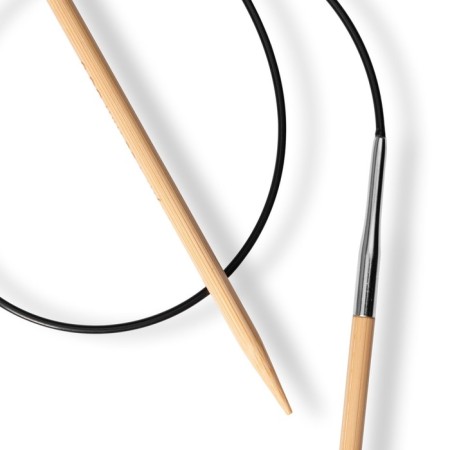 Circular knitting needles, bamboo, 4.0 mm/60cm, 1 pc-2