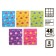 A set of notebooks of 5 pieces, 48 ​​sheets in the Calligrata Makarun cage, covered cardboard, offset block