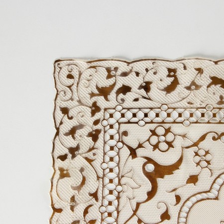 Openwork napkin for the table "East", 84 × 40 cm, PVC, gold color-2