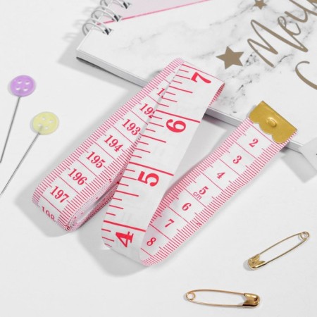 Portnovskaya centimeter tape, 200 cm (cm/inch), white color
