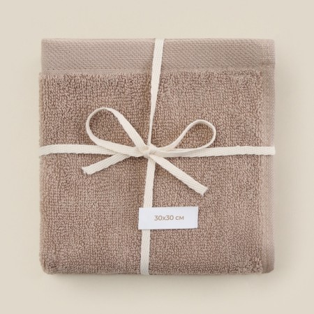 Set of napkins SL Home: Basic "Sabbia" 30x30 cm - 3 pcs., 100% cotton, 530 g/m2-6