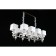 Suspended chandelier Giada E14 400W