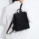 A backpack with a zipper, "Medvedkovo", the color is black